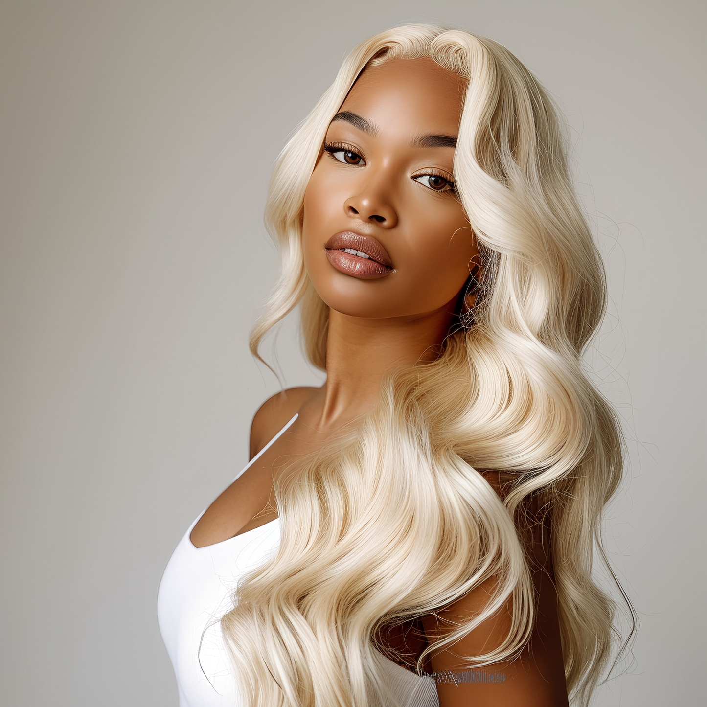 Front Lace Blonde Body Wave Wig