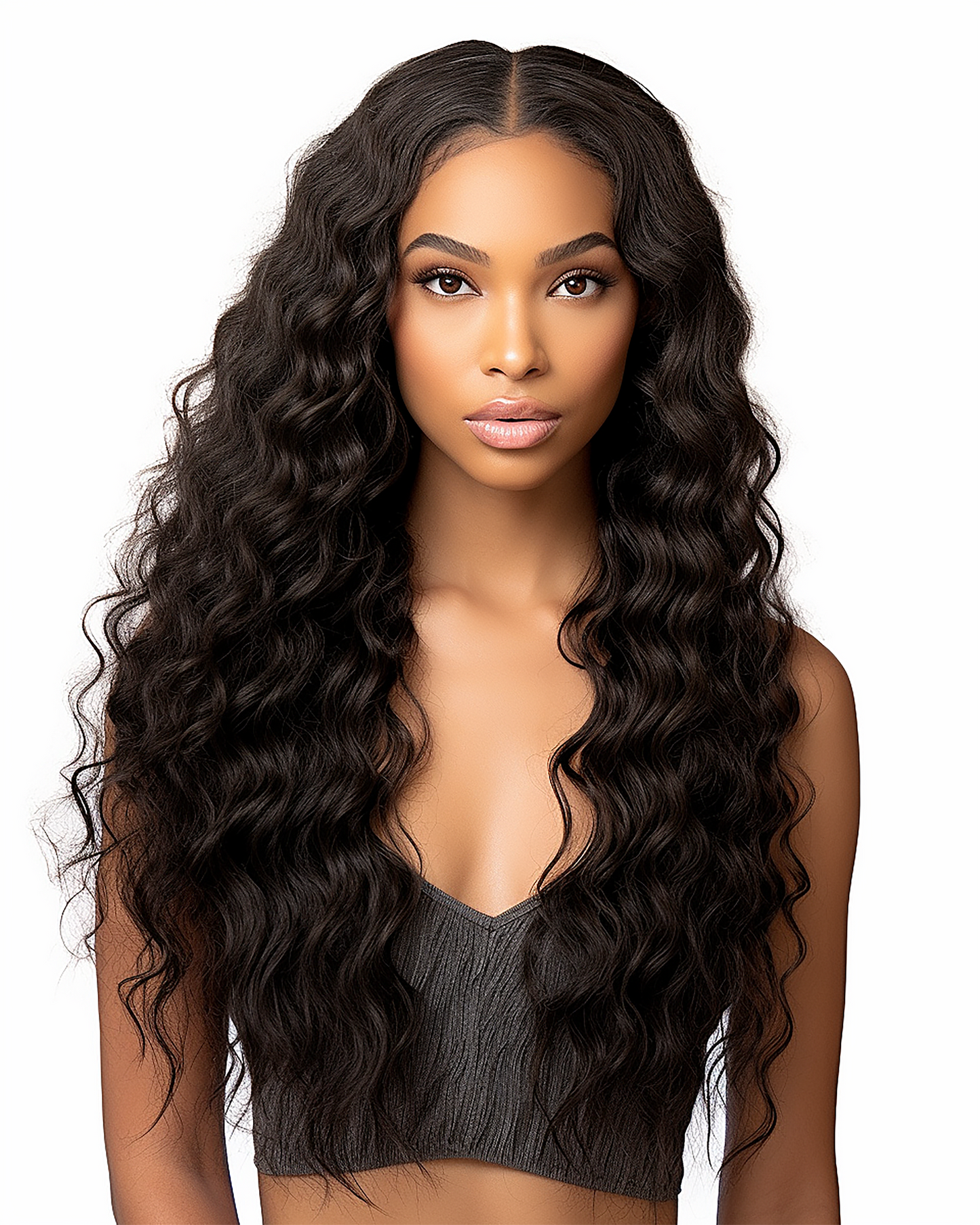 Brazilian Loose Wave Front Lace Wig