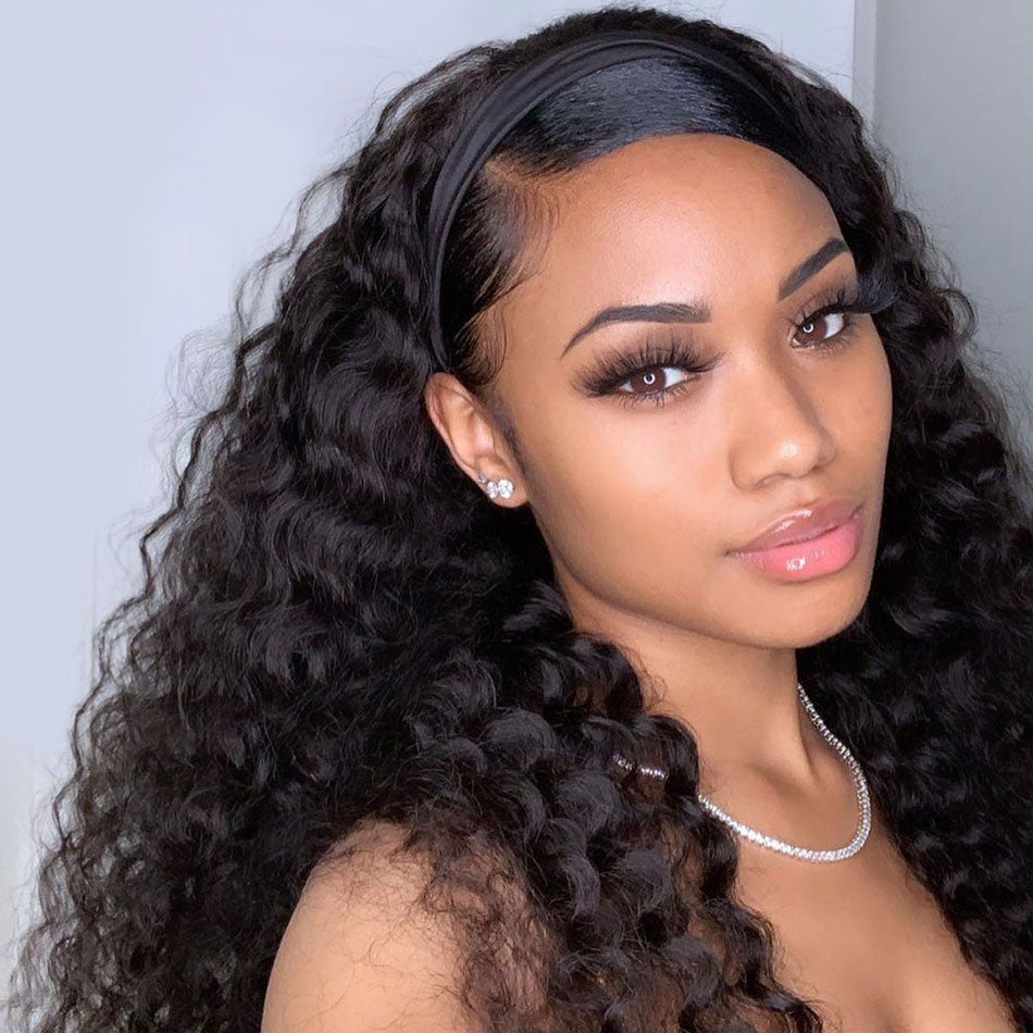 Deep Wave Headband Wig